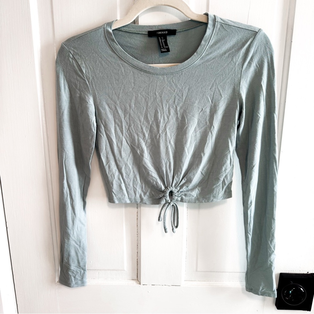 Forever 21 Sky Blue Long Sleeve